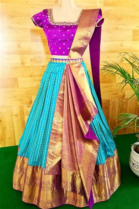 New model Pattu half sarees online - Anaya Designer Studio