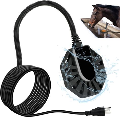 Amazon.com : FHTONGE 500W Horse Water Heater, Thermostatic Cattle Water ...