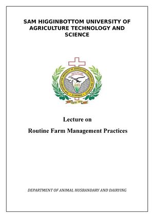 ENT-518 notes 2 - Mites, rodents, birds and microorganisms associated ...