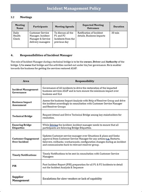 Incident Management Templates Bundle – ITSM Docs - ITSM Documents ...