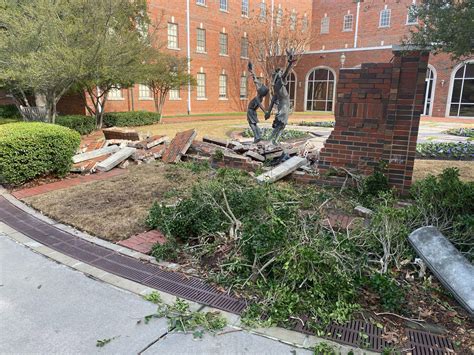 Flip-flop fail: How a garden wall at Wilshire Baptist came tumbling ...