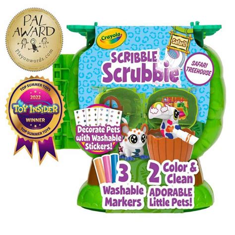 Crayola Scribble Scrubbie Safari Treehouse Playset — Toycra