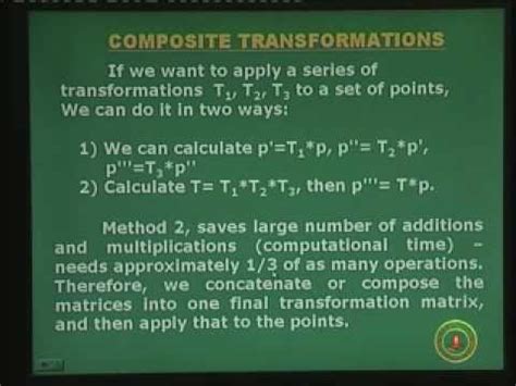 Transformations in 2D - Computer Graphics, Computer Science and ...