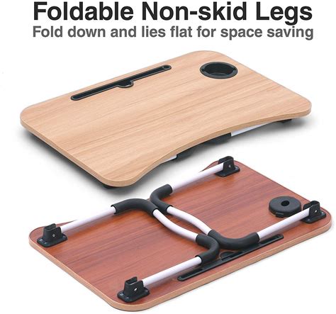 Buy Toriox Smart Multi-Purpose Wooden Laptop Table with Dock Stand ...