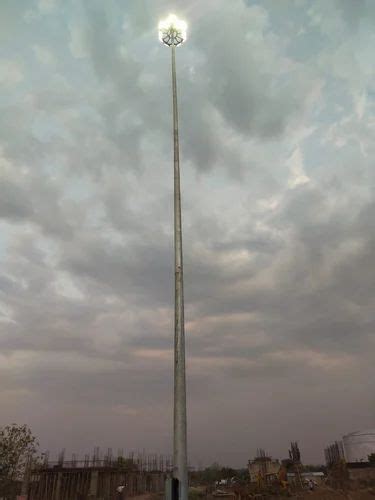 Solar Street Light And Pole - High Mast Lighting Pole Service Provider ...