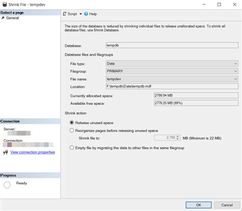 Tempdb Shrink in SQL Server in AWS 的图像结果