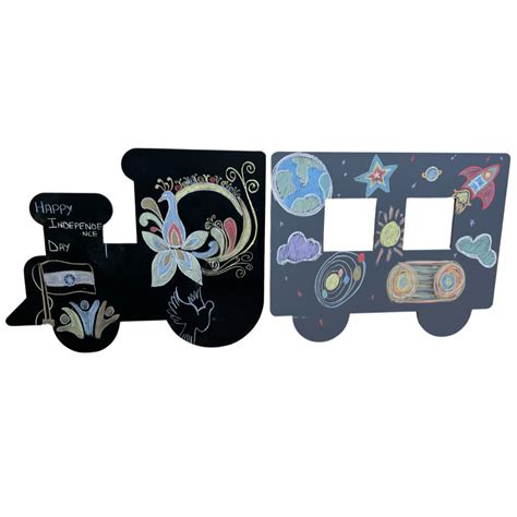 Train Engine with cabin magnetic wall chalkboards