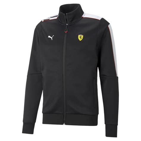 Buy PUMA Men's Standard Scuderia Ferrari Race MT7 Track Jacket, Black ...