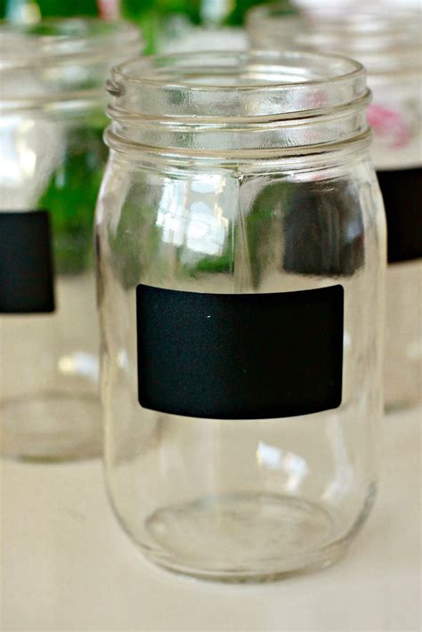 Larissa Another Day: Chalkboard Mason Jar Glasses