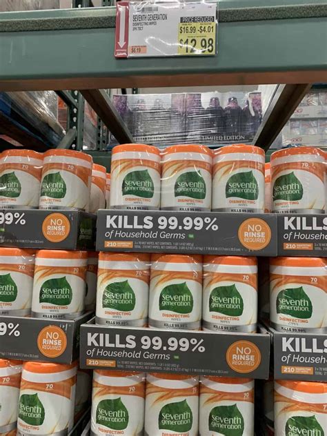 Seventh Generation Disinfecting Wipes| BJs Deals