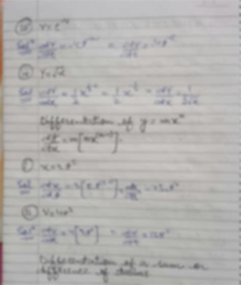 Image result for Basic Differentiation Formulas