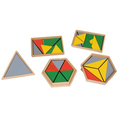 Montessori Constructive Triangles (complete with all 5 Boxes) (RFQ ...