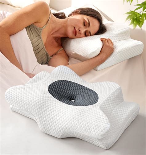 Dream Without Pain Cervical Neck Pillow for Sleeping, Ergonomic Side ...