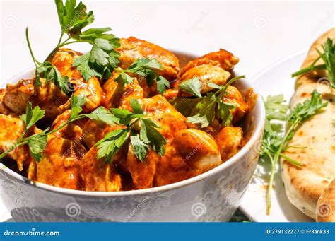Spicy indian food stock image. Image of spicy, chicken - 279132277