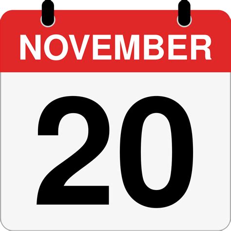How Many Days Until November 20th? - Inch Calculator