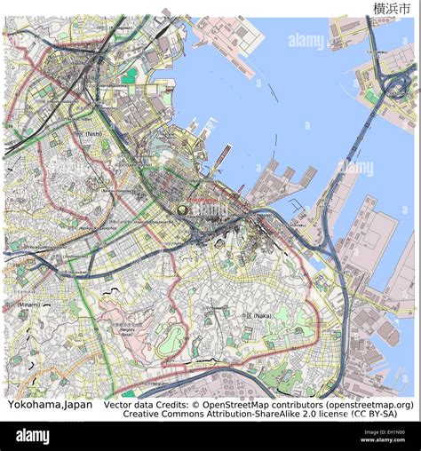 Yokohama Map High Resolution Stock Photography and Images - Alamy
