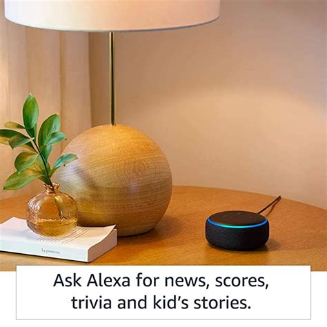 Echo Dot (3rd Gen) New and improved smart speaker with Alexa Black