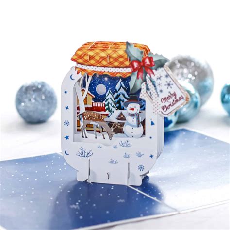 Custom Christmas Pop Up Card For Families - Charmpop