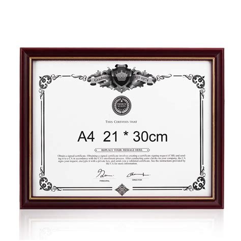 Buy GraduatePro Degree Certificate Frame A4 Graduation Diploma ...