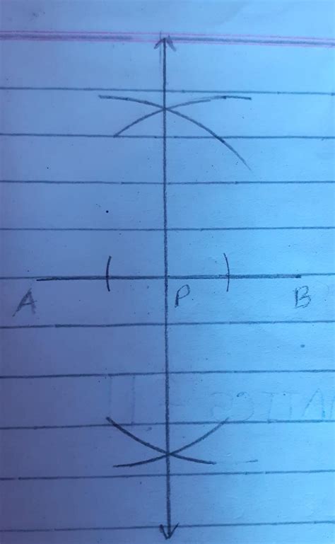 (ii) Draw seg AB of length 4.5 cm and construct its perpendicular ...