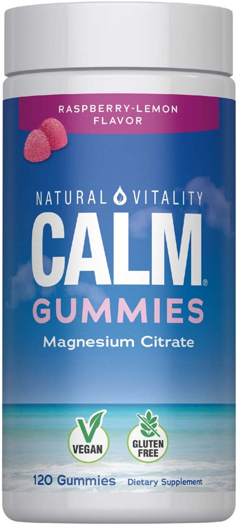 CALM Gummies - Raspberry Lemon | Natural Vitality
