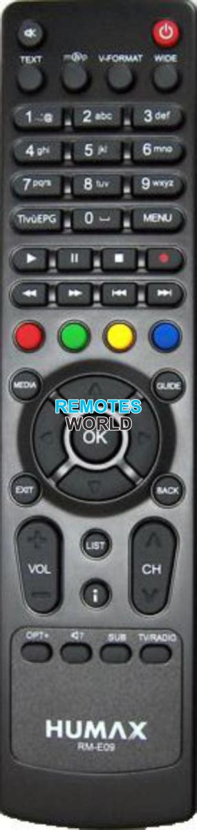 Enter Code for Humax RM Series Remote 的图像结果