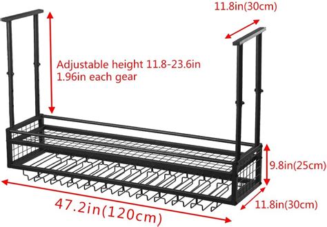 OLDRAINBOW Hanging Wine Glass Rack Ceiling for Bar India | Ubuy