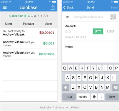 Coinbase Application 的图像结果