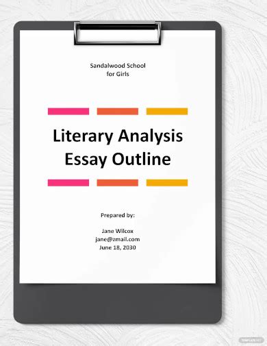 Image result for Literary Analysis Essay Examples