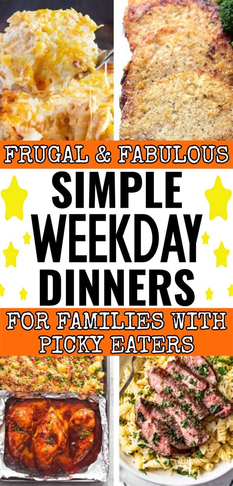 18 Simple Weeknight Dinners For Fast CHEAP Family Meals in 2025 | Cheap dinner recipes, Cheap ...
