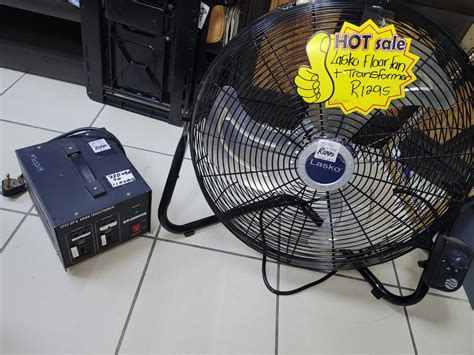 Lasko Floor Fan + Transformer | Junk Mail