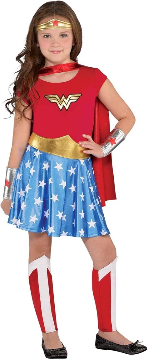Buy Costumes USA Wonder Woman Costume for Girls, Includes a Dress, a ...