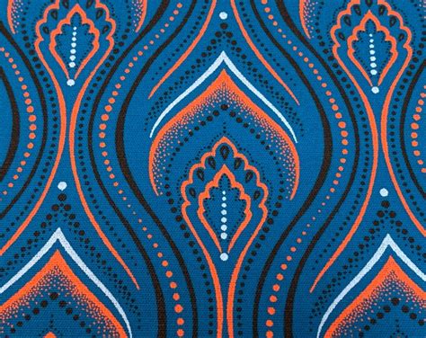 South African Shweshwe Fabric by the YARD. Da Gama Three Cats Turquoise ...