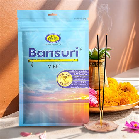 Bansuri Agarbatti Combo - Classic, Melody, Beats, Vibe – Cycle.in