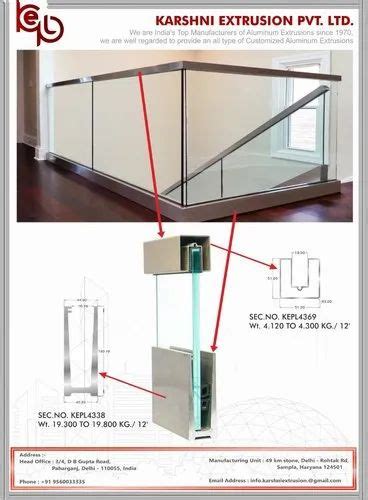 Glass Railing - Aluminum Profile Glass Railing Trader - Wholesaler ...