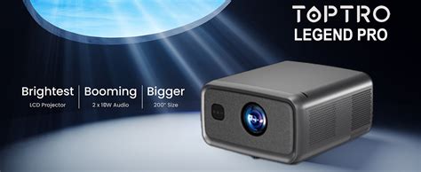 【HDR10/HLG, Android 12 3GB RAM, 34000 Lumens & HDMI ARC】 TOPTRO Legend ...