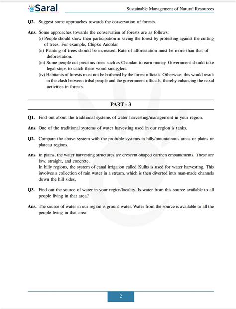NCERT Solutions for Class 10 Science Chapter 16 - Sustainable ...