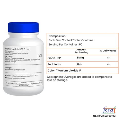 Buy Healthvit Biotino5000: Biotin 5000 mcg Hair Supplements