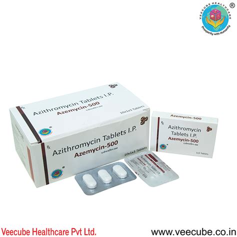 Azemycin 500 - Azithromycin Tablets IP - Veecube Healthcare Private Limited