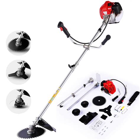 HUYOSEN 51.7CC Grass String Trimmers Gas Straight Shaft Brush Cutter ...