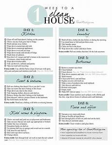 Keeping The House Clean Every Week A Schedule by 1 Week Schedule To A Clean And Organized House House Mix Keeping The House Clean Every Week A Schedule