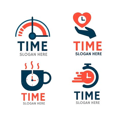 Pack de logos de conception plate | Vecteur Gratuite
