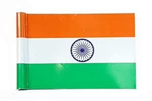 Indian (National) Printed Metal car Flag Without Rod for car Dashboard ...