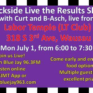 Trackside Live the Results Show from LT Club!, LT Club, Wausau, 1 July ...