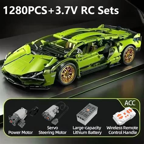 Technical 1314Pcs RC Race Car Building Block Set Remote Control Motor Sport Car Collectible 1:14 ...