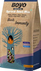 BOYO Sprout Seed Mix for Immunity Builder 400 gms ( "Mung , Chickpea ...
