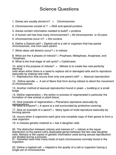 Image result for Life Science Questions