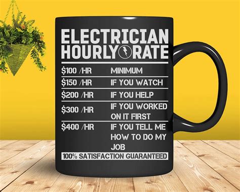 Electrician Svg Hourly Rate Funny Lineman Svg Png Cricut Files ...