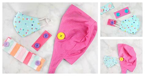 Image result for Ear Loop Face Mask Free Pattern