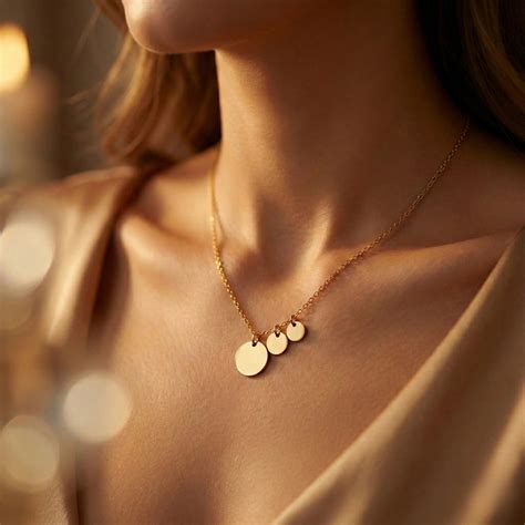 Padmeya Gold Disc Necklace – Padmeya Store